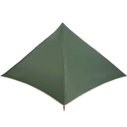 vidaXL Tienda de campaña familiar tipi 7 personas impermeable Verde Discount