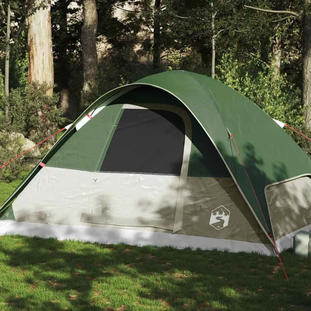 vidaXL Actividades Al Aire Libre-Tienda de campaña familiar iglú 6 personas impermeable