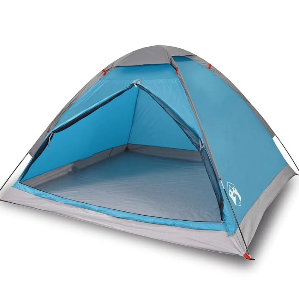vidaXL Tienda de campaña iglú para 2 personas impermeable Azul
