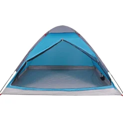 vidaXL Tienda de campaña iglú para 2 personas impermeable Azul