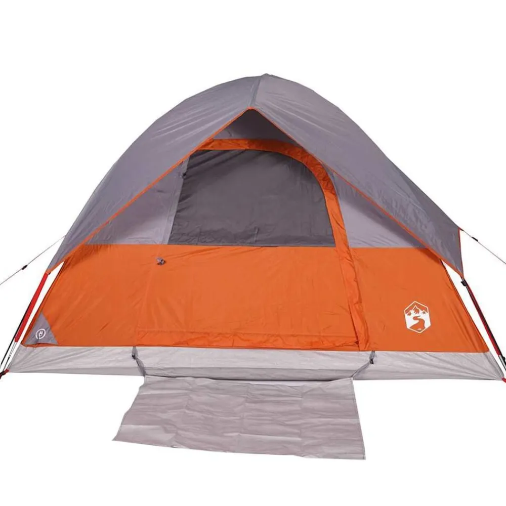vidaXL Actividades Al Aire Libre-Tienda de campaña iglú para 2 personas impermeable naranja