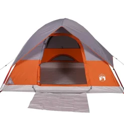 vidaXL Actividades Al Aire Libre-Tienda de campaña iglú para 2 personas impermeable naranja