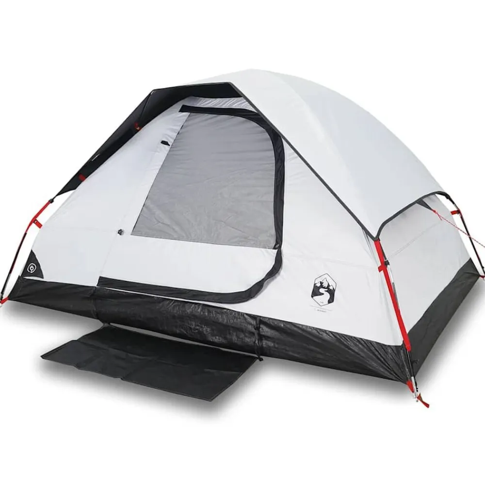 vidaXL Tienda de campaña iglú 2 personas tela opaca impermeable Blanco Online