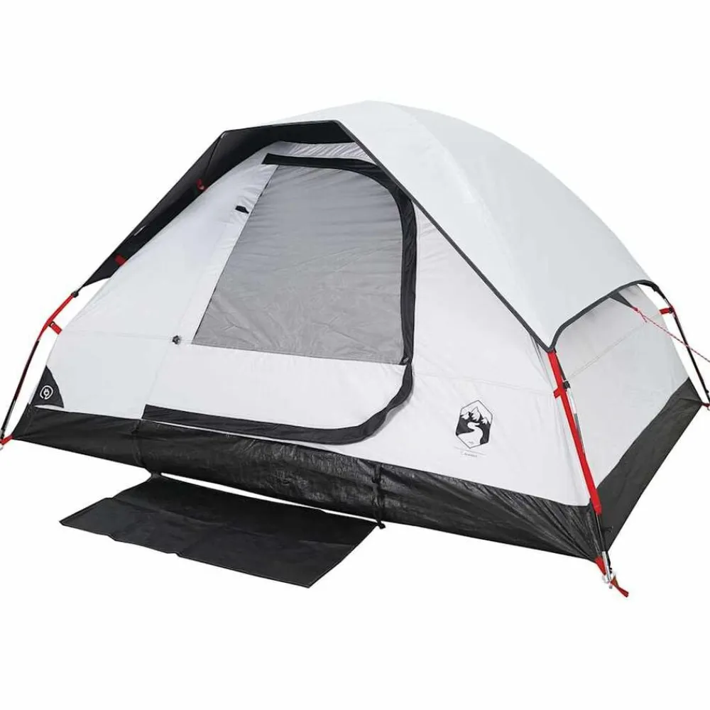 vidaXL Tienda de campaña iglú 2 personas tela opaca impermeable Blanco Online