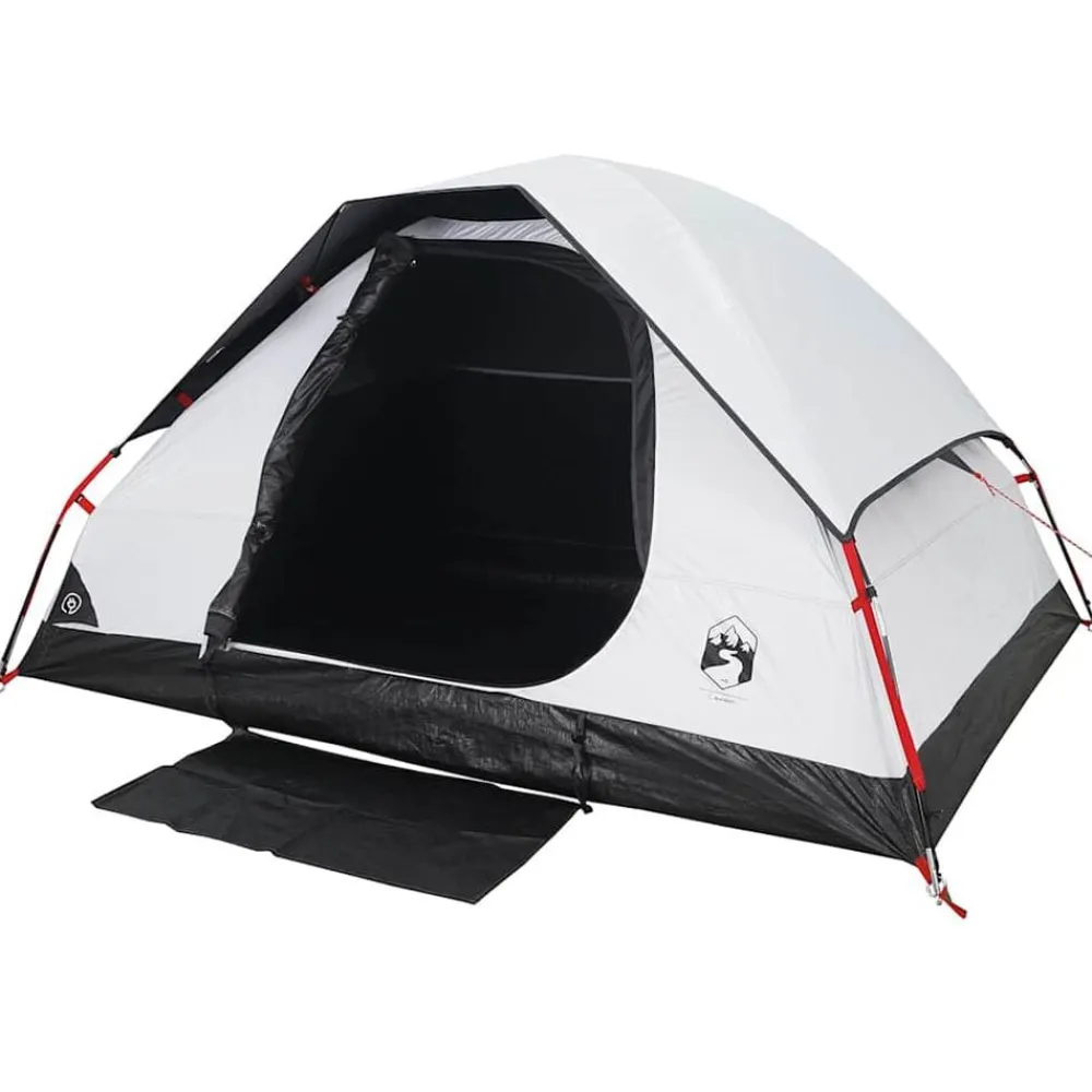 vidaXL Tienda de campaña iglú 2 personas tela opaca impermeable Blanco Online