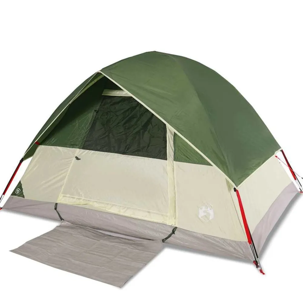 vidaXL Tienda de campaña iglú para 2 personas impermeable Verde Best