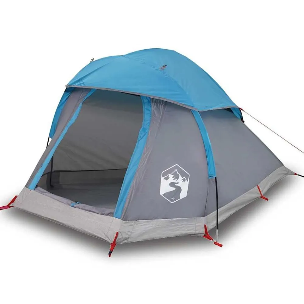 vidaXL Tienda de campaña iglú para 1 persona impermeable Azul Outlet