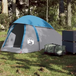 vidaXL Tienda de campaña iglú para 1 persona impermeable Azul Outlet