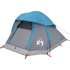 vidaXL Tienda de campaña iglú para 1 persona impermeable Azul Outlet