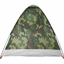 vidaXL Tienda de campaña iglú para 2 personas impermeable Camuflaje