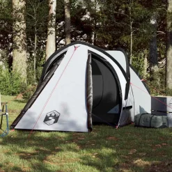 vidaXL Tienda de campaña iglú 2 personas tela opaca impermeable blanco Blanco opaco Online