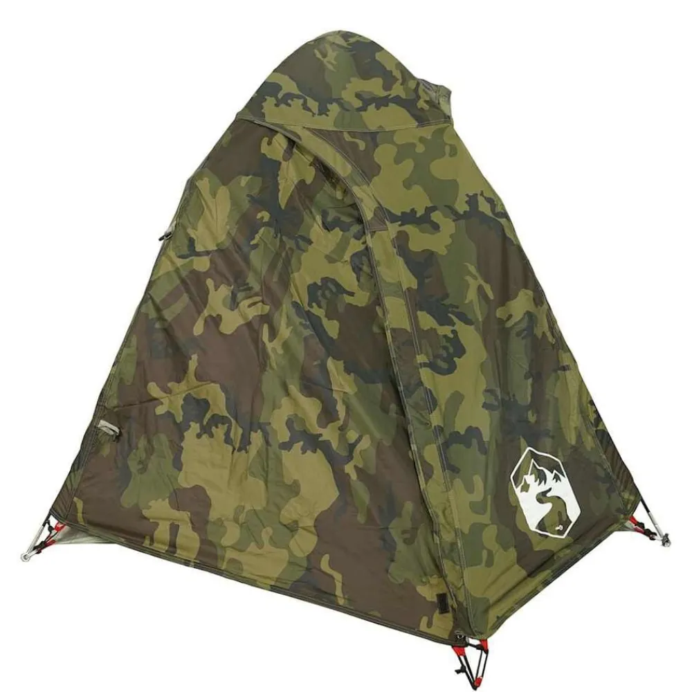 vidaXL Tienda de campaña iglú para 2 personas impermeable Camuflaje Discount