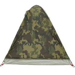 vidaXL Tienda de campaña iglú para 2 personas impermeable Camuflaje Discount