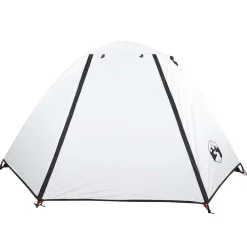 vidaXL Actividades Al Aire Libre-Tienda de campaña iglú 2 personas tela opaca impermeable blanco