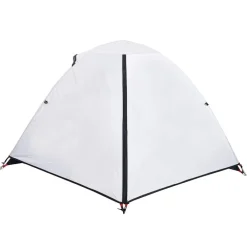 vidaXL Actividades Al Aire Libre-Tienda de campaña iglú 2 personas tela opaca impermeable blanco