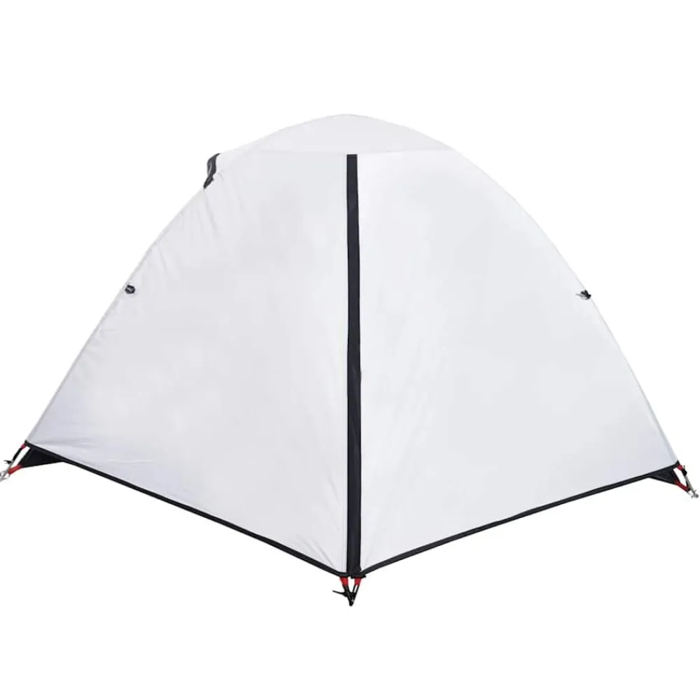 vidaXL Actividades Al Aire Libre-Tienda de campaña iglú 2 personas tela opaca impermeable blanco