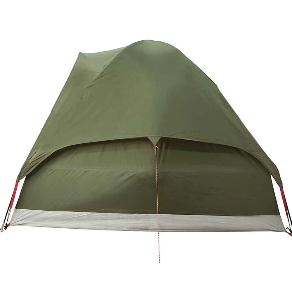 vidaXL Tienda de campaña iglú para 2 personas impermeable Verde oliva Discount