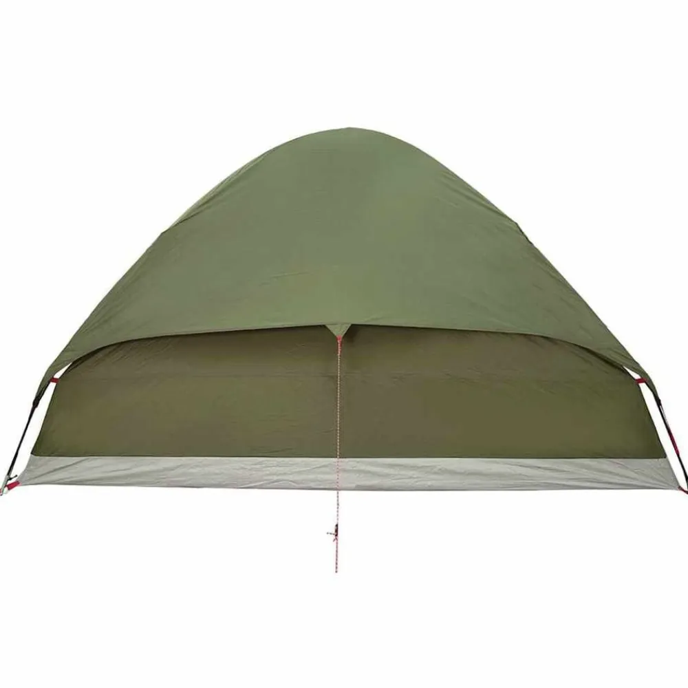 vidaXL Tienda de campaña iglú para 2 personas impermeable Verde oliva Discount