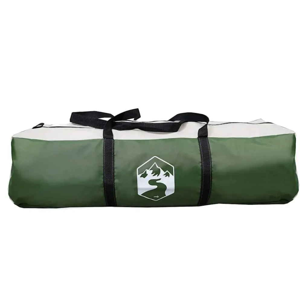 vidaXL Tienda de campaña iglú para 2 personas impermeable Verde Clearance