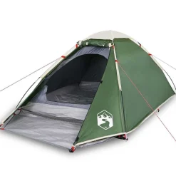 vidaXL Tienda de campaña iglú para 2 personas impermeable Verde Clearance