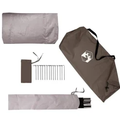 vidaXL Actividades Al Aire Libre-Tienda de campaña iglú para 2 personas impermeable marrón
