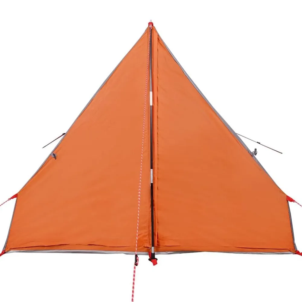 vidaXL Actividades Al Aire Libre-Tienda de campaña marco en A para 2 personas impermeable gris