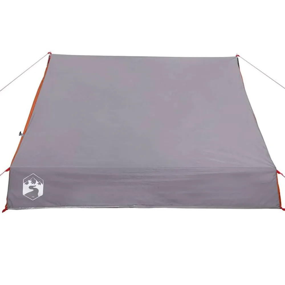 vidaXL Actividades Al Aire Libre-Tienda de campaña marco en A para 2 personas impermeable gris