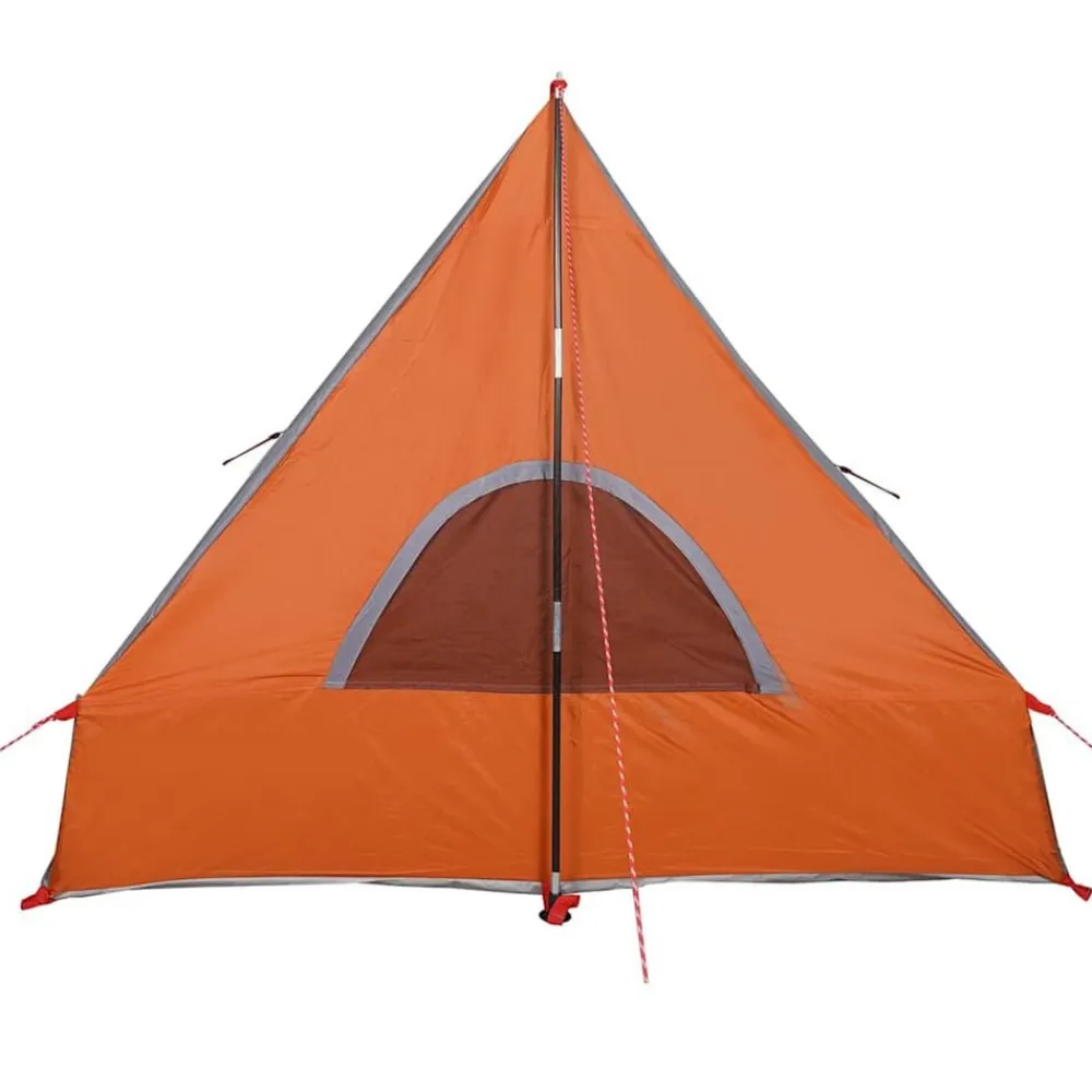 vidaXL Actividades Al Aire Libre-Tienda de campaña marco en A para 2 personas impermeable gris