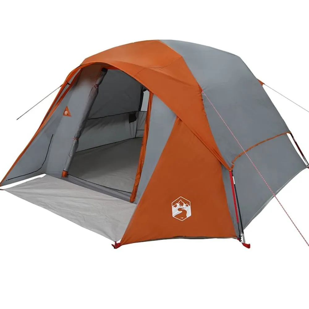 vidaXL Actividades Al Aire Libre-Tienda de campaña para 4 personas impermeable