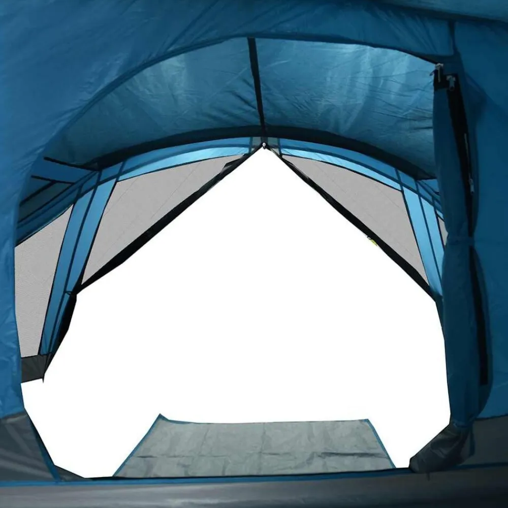 vidaXL Actividades Al Aire Libre-Tienda de campaña para 4 personas impermeable