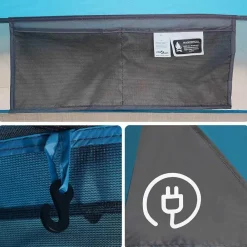 vidaXL Actividades Al Aire Libre-Tienda de campaña para 4 personas impermeable