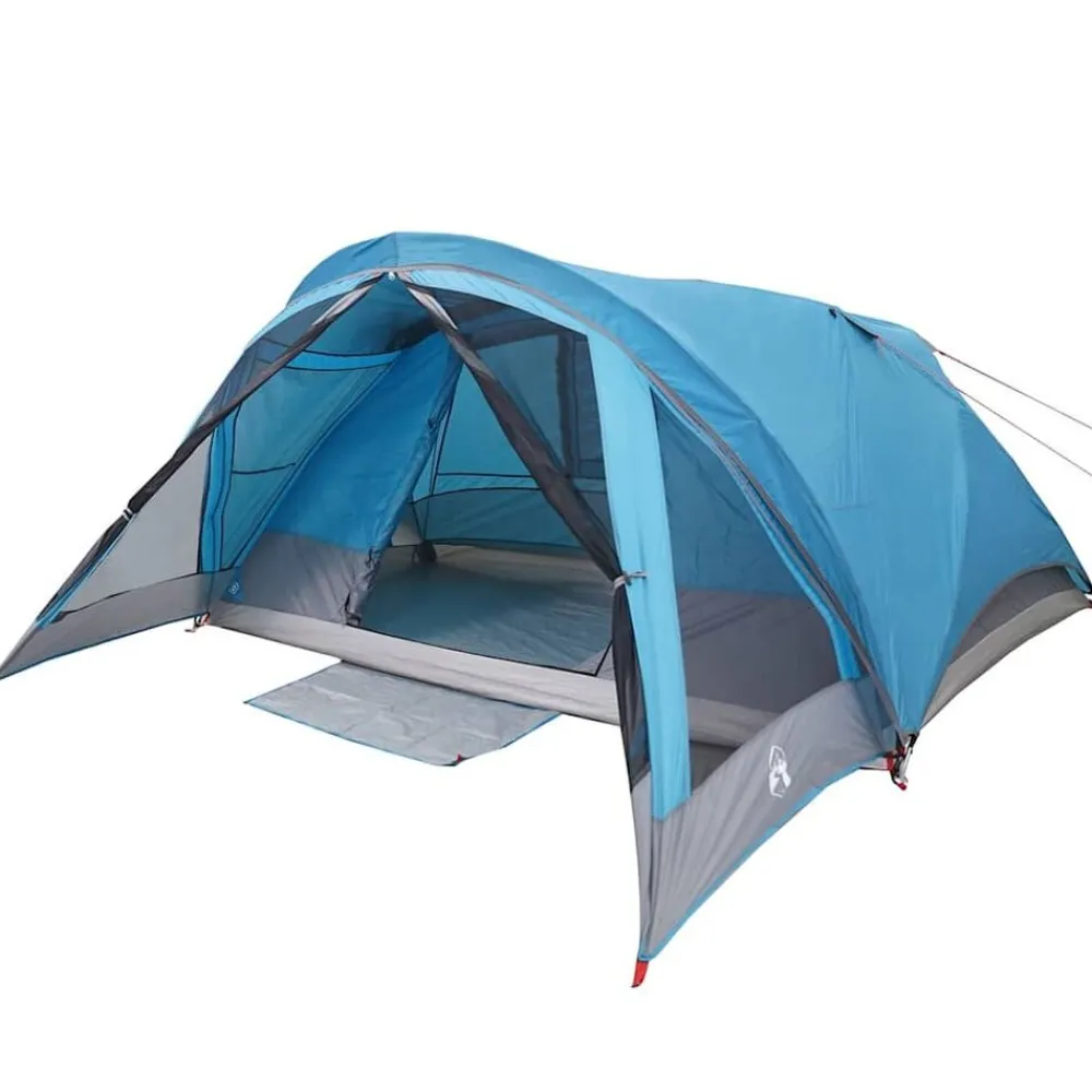 vidaXL Actividades Al Aire Libre-Tienda de campaña para 4 personas impermeable