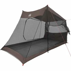 vidaXL Tienda de campaña para coche para 2 personas impermeable marrón Marr&oacute;n Clearance