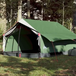vidaXL Tienda de campaña para 2 personas impermeable Verde Clearance