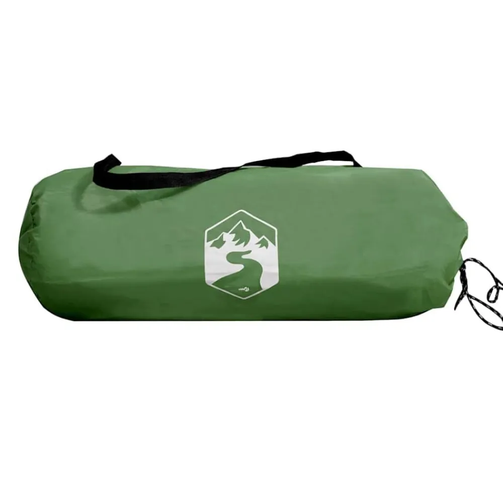 vidaXL Tienda de campaña para 2 personas impermeable Verde Clearance