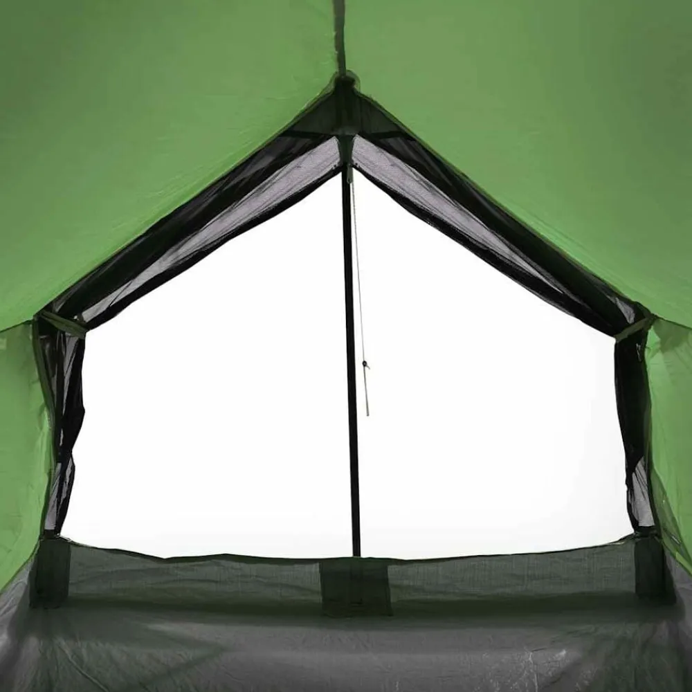 vidaXL Tienda de campaña para 2 personas impermeable Verde Clearance