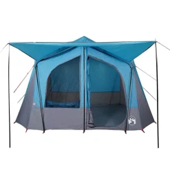vidaXL Tienda de campaña para 5 personas impermeable Azul