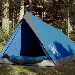 vidaXL Tienda de campaña para 2 personas impermeable Azul