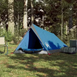vidaXL Tienda de campaña para 2 personas impermeable Azul