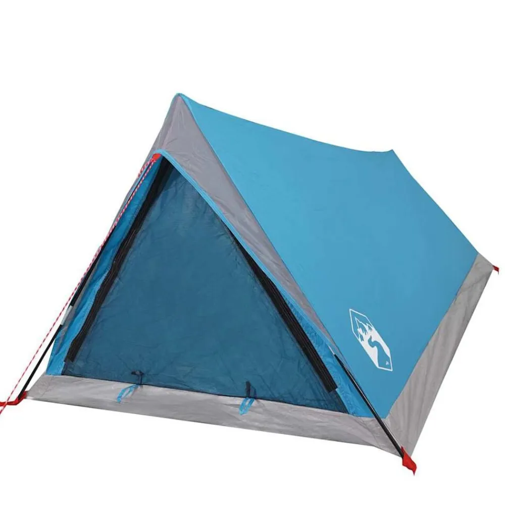 vidaXL Tienda de campaña para 2 personas impermeable Azul