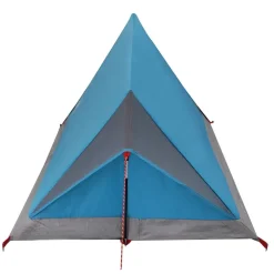 vidaXL Tienda de campaña para 2 personas impermeable Azul