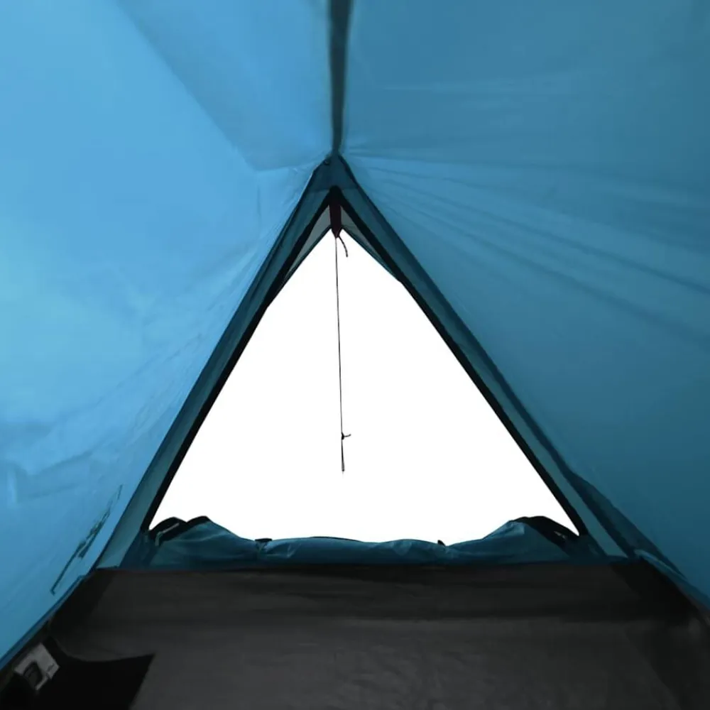 vidaXL Tienda de campaña para 2 personas impermeable Azul