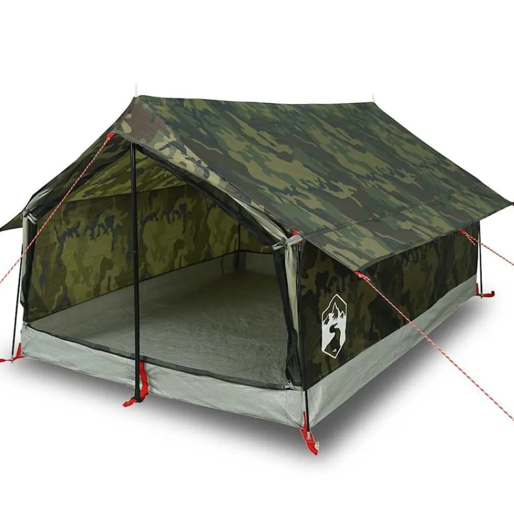 vidaXL Tienda de campaña para 2 personas impermeable Camuflaje Best