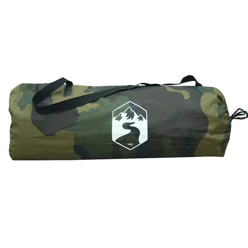 vidaXL Tienda de campaña para 2 personas impermeable Camuflaje Best