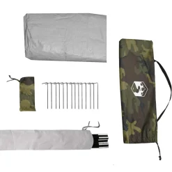 vidaXL Tienda de campaña para 2 personas impermeable Camuflaje Best