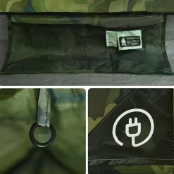 vidaXL Tienda de campaña para 2 personas impermeable Camuflaje Best