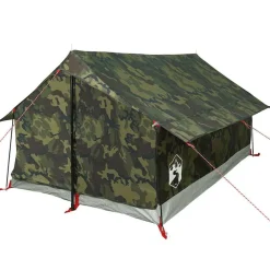 vidaXL Tienda de campaña para 2 personas impermeable Camuflaje Best