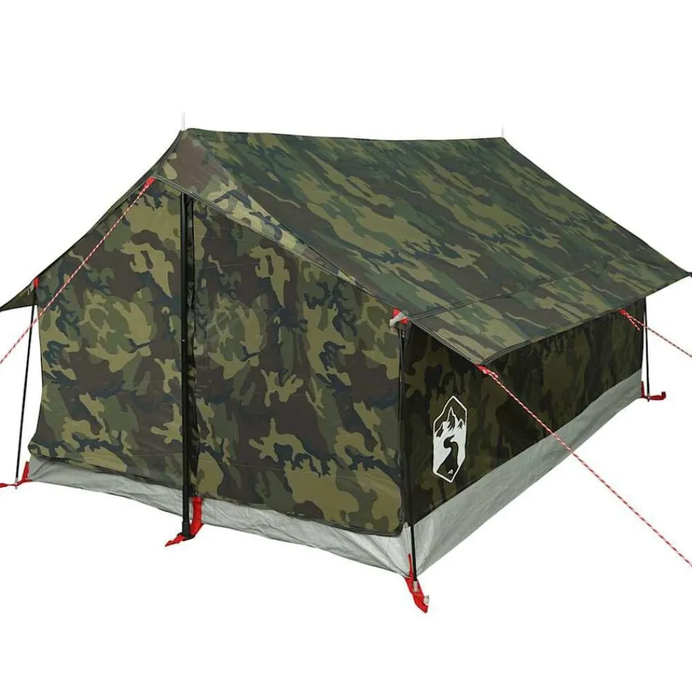 vidaXL Tienda de campaña para 2 personas impermeable Camuflaje Best