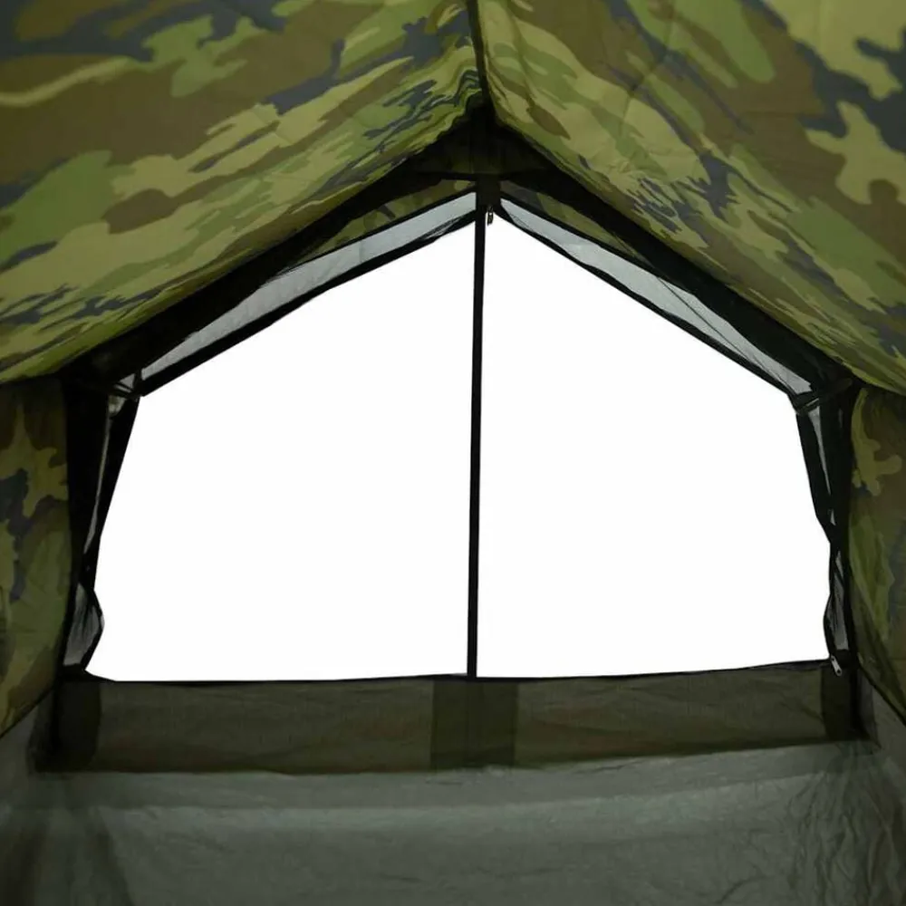 vidaXL Tienda de campaña para 2 personas impermeable Camuflaje Best