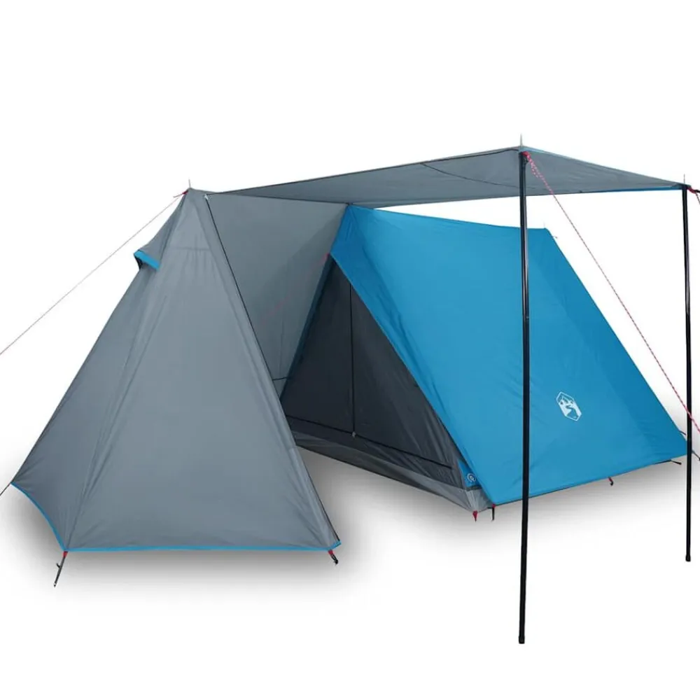 vidaXL Tienda de campaña para 3 personas impermeable Azul Best